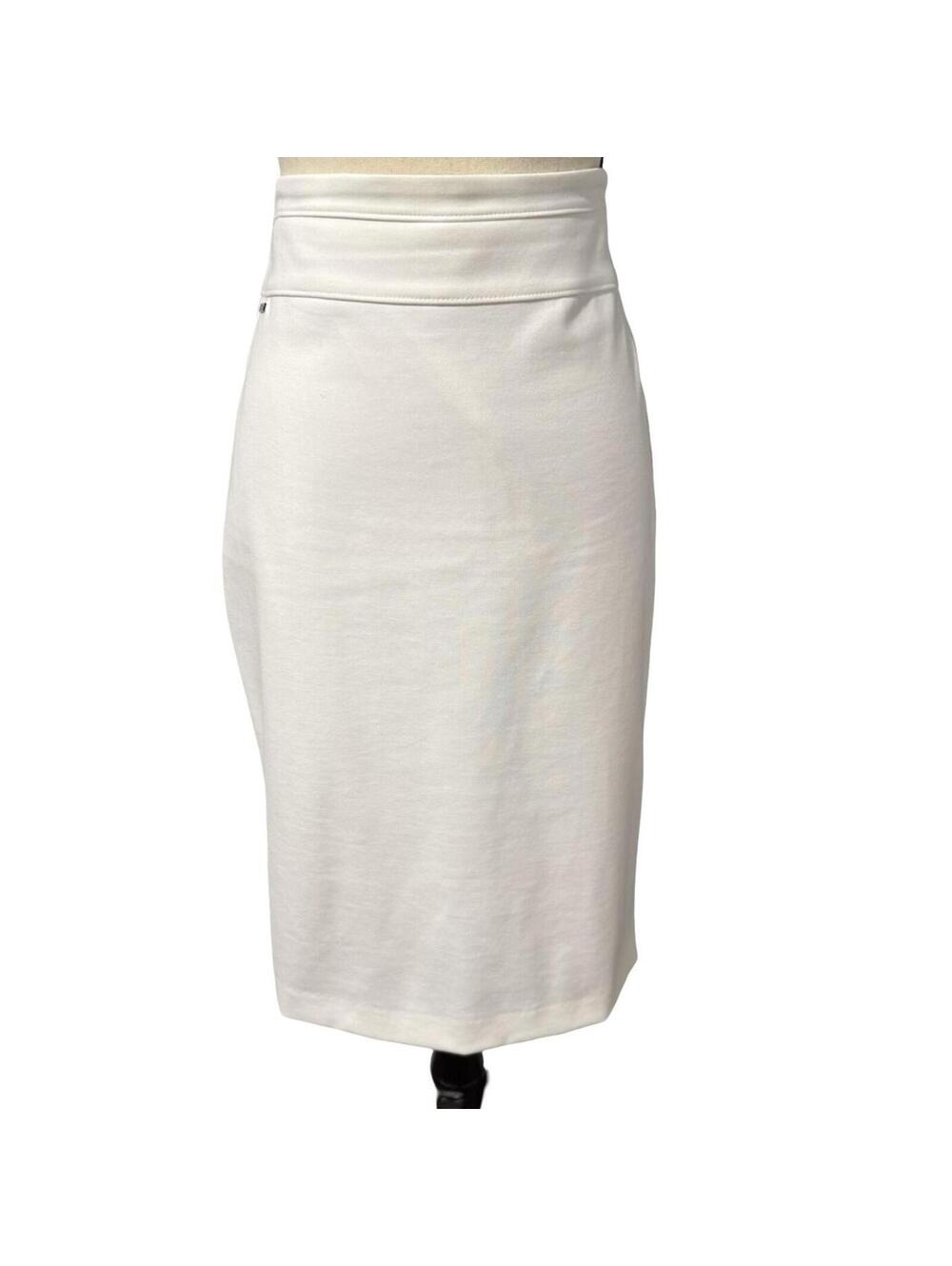 White House Black Market Cream Pencil Skirt - Size 10